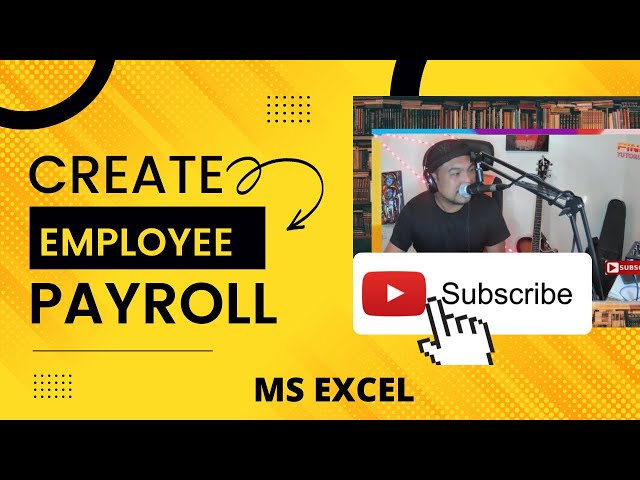 CREATE EMPLOYEE PAYROLL - MS EXCEL   - LIVE TUTORIAL| TAGALOG -PTTV