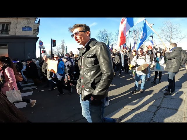 Anti-Government Protests in Paris, France
