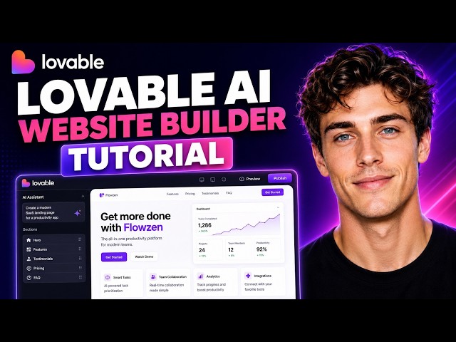 Lovable AI Website Builder Tutorial 2026 | Full Walkthrough