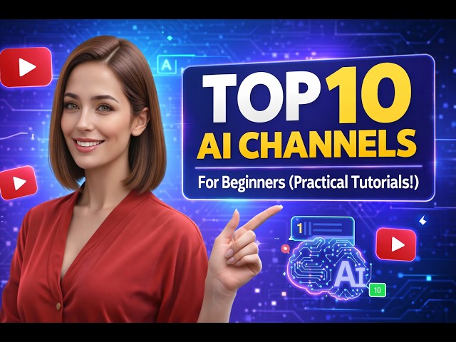 10 Best FREE AI YouTube Channels for Beginners in 2026 |  Learn AI Step-by-Step