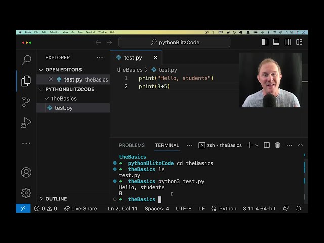 Introduction to Python #5 - Running Python files from files