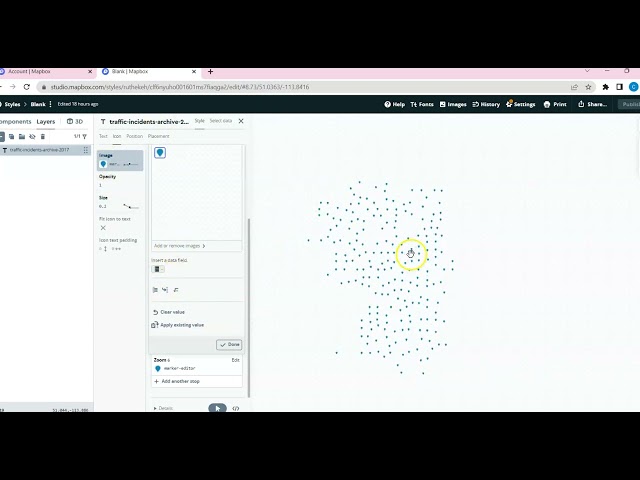 ENGO 651- LAB 4 :  CREATING AND STYLING A MAP LAYER ON MAPBOX AND ADDING IT TO A WEB APPLICATION.