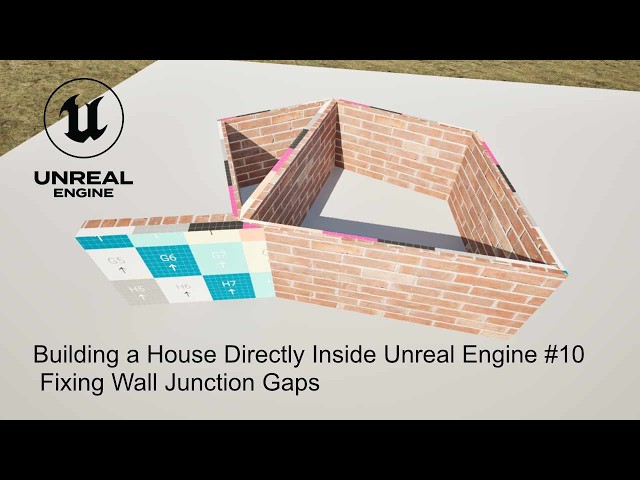 Building a House Directly Inside Unreal Engine #10 - Fixing Wall Junction Gaps