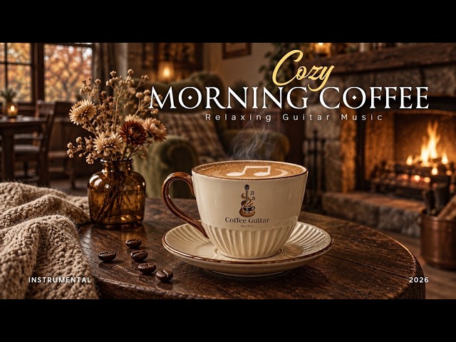 Chill Guitar Study Music - Cozy Morning Coffee Guitar Ambience For Relaxing And Work