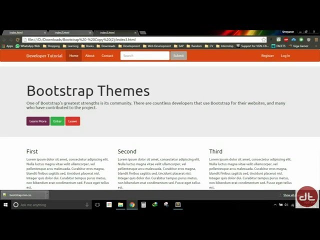 Learning Bootstrap - Bootstrap Themes