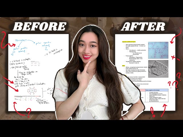 how to take NOTES that will score you an A+ in exams ✍️ | free Notion template