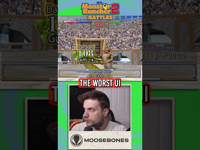 Worst Controller UI in History #monsterrancher2 #ui #retrogaming