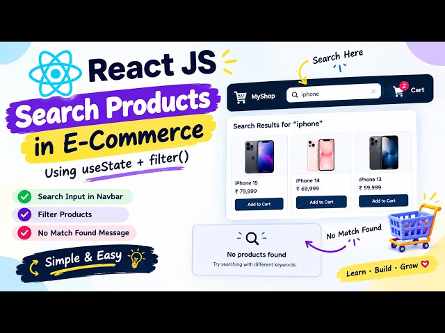 Search Products in React Js #tutorial #tamil #coding