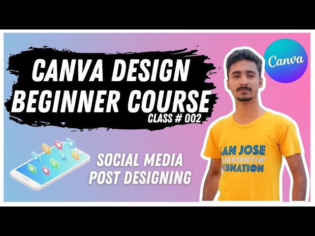 Social Media Post design | Canva Design Beginner Course in Urdu 2022