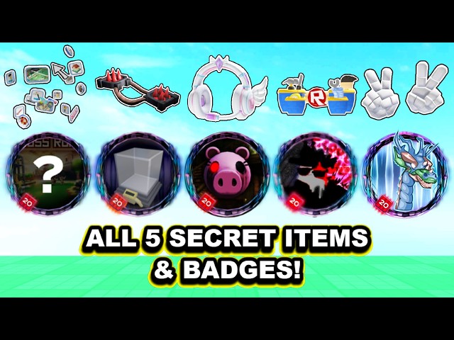 How To GET ALL 5 SECRET ITEMS & BADGES | The Hunt: Roblox 20 [EVENT]