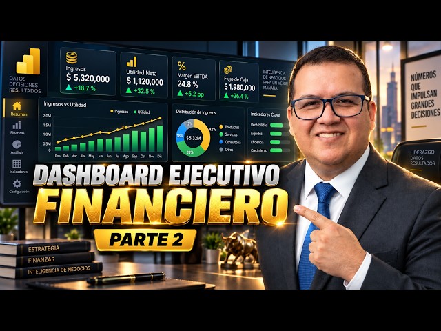 Dashboard Ejecutivo Financiero en Power BI | PARTE 2 📊 KPIs y Análisis Financiero Paso a Paso