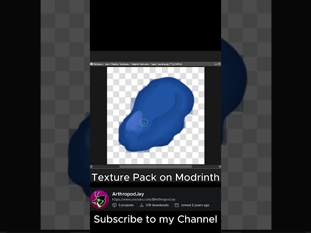 Lapis Lazuli - Minecraft Sai Texture Pack #minecraft #texturepack #shorts #speedpaint