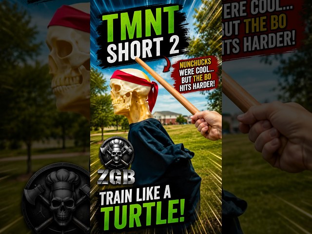 Could Donatello’s Bo Staff Stop a Zombie? 🐢🧟