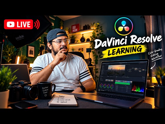 🔴 LIVE: Let’s Learn DaVinci Resolve 🎨 | Color Grading From Scratch