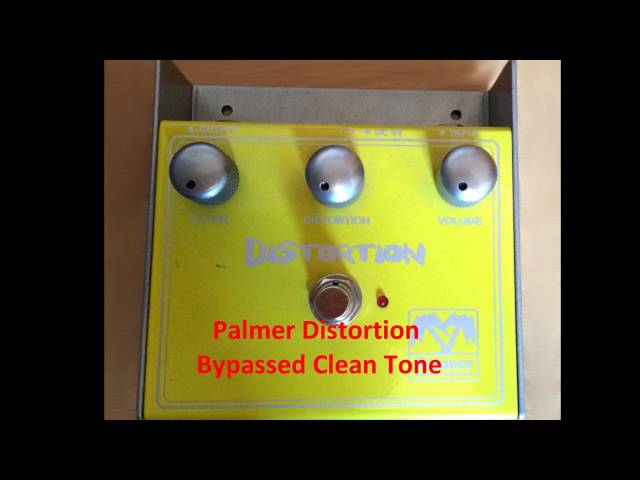Palmer Distortion Bybassed Clean Tone