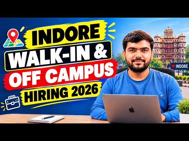 Indore Walk-In & Off-Campus Hiring 2026 #career #jobs #hiring #freshers #walkthrough #jobsearch