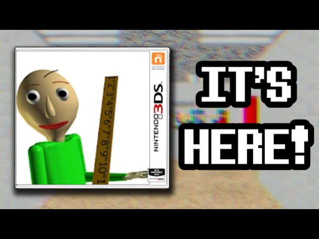 BALDI'S BASICS IS NOW ON 3DS?!!!