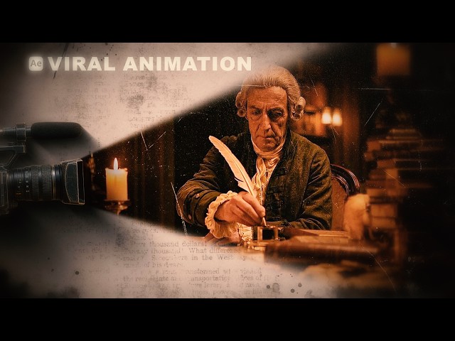 Create This VIRAL Documentary Animation in After Effects | Documentary Editing in aafter effects