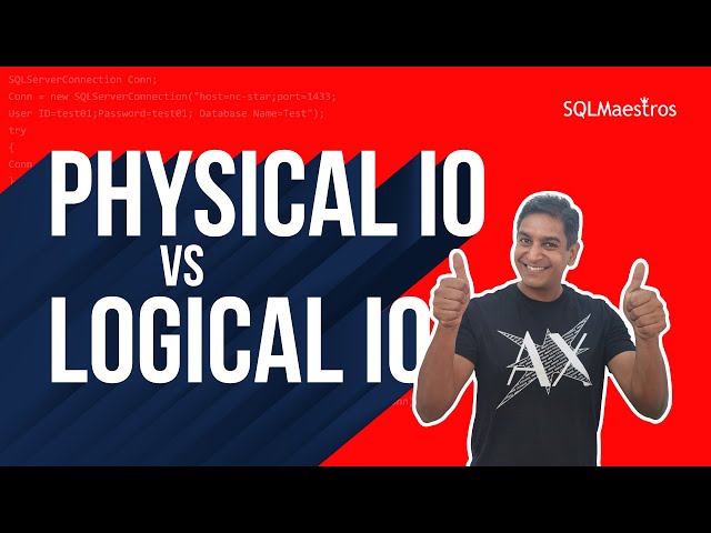 LIVE Troubleshooting on Production Server – Physical vs Logical IO (by Amit Bansal)