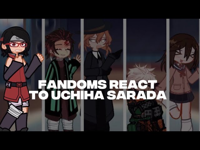 FANDOMS REACT TO UCHIHA SARADA//4/6 BORUTO/BORUTO TBV//NARUTO//FANDOMS REACTION 