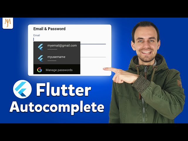 Flutter Tutorial - How To Autocomplete TextField | Autofill Email, Username, Password