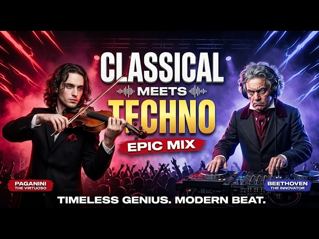 PAGANINI x MELODIC TECHNO | Epic Violin House Drops Gym Focus | Unleash True Genius Fast
