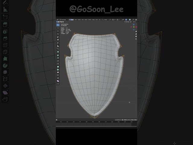 How to keep sharp edges with subdivision modifier #blender #tutorial