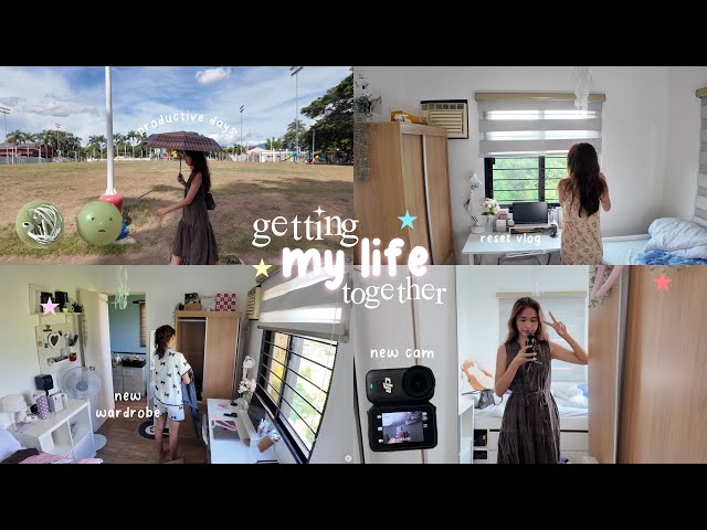 Getting My Life Together 🧸| Productive Vlog, New Cam, Unboxing, Room Reset, Osmo Nano, and Etc.