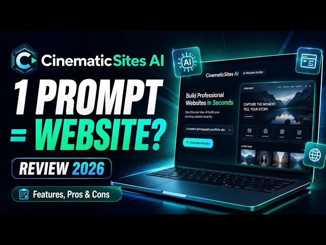 CinematicSites AI Review & Demo 2026 | Build Websites With AI?