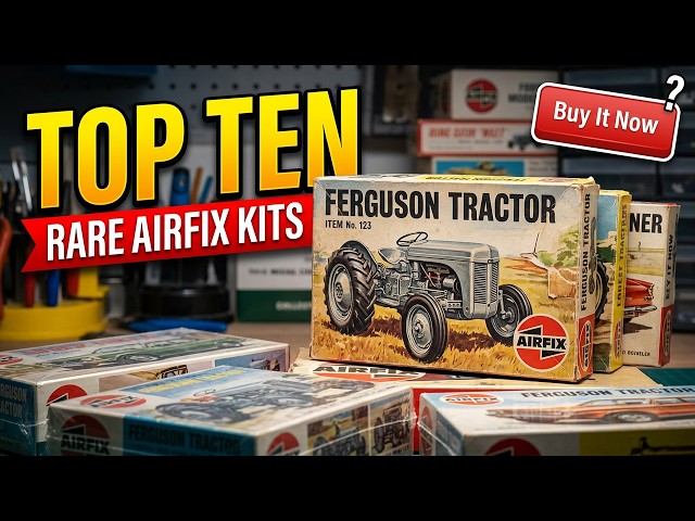 The Rarest Airfix Kits You've Never Seen! TOP TEN RARE KITS!!