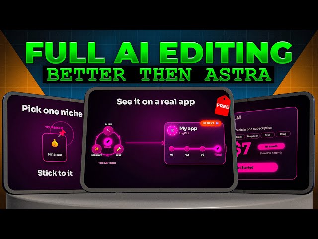I Built My Own AI Editing App — Motion Graphics For Free