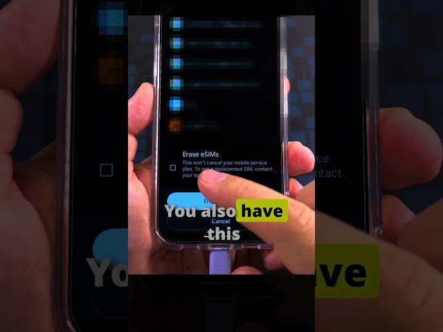 How to Factory Reset Android Phone and Keep eSIM Google Pixel 11 Pro XL Part 6 full video linked