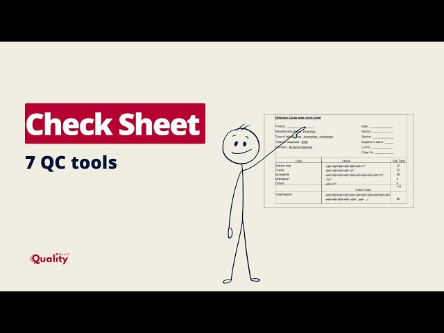 Check Sheet Explained | First QC Tool for Data Collection in Manufacturing
