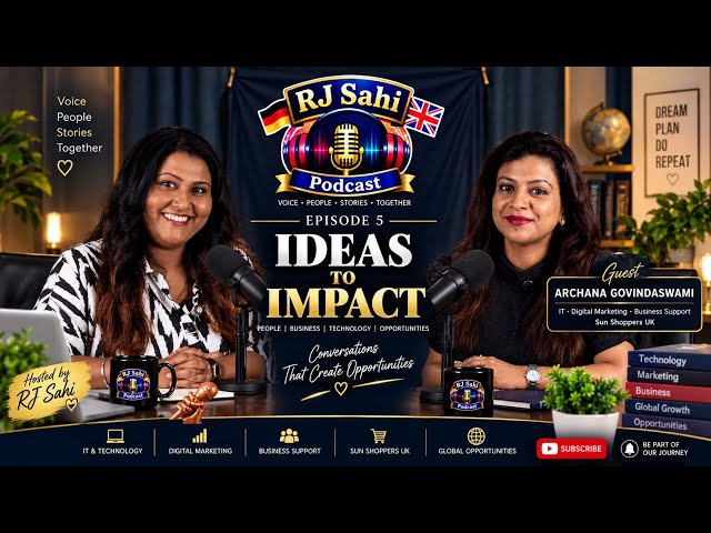 From Corporate Career to Entrepreneur | Archana Govindaswami’s Journey | RJ Sahi’s Podcast Ep. 5