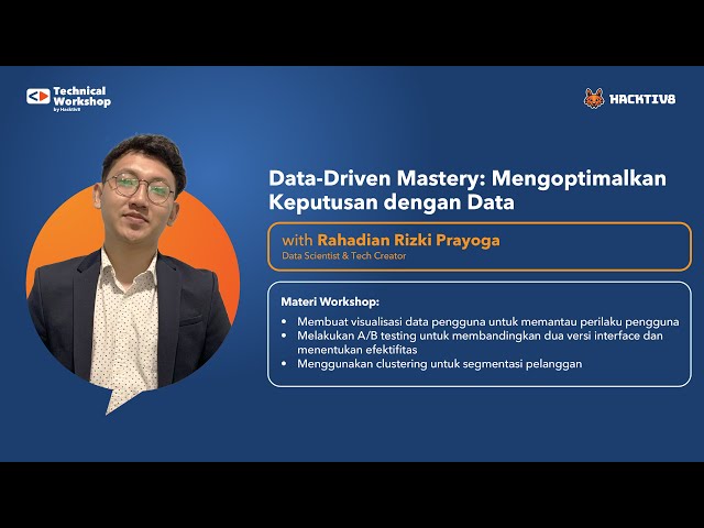 Data-Driven Mastery: Mengoptimalkan Keputusan dengan Data