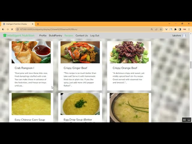 Intelligent Nutrition Prediction Flask in Python Projects