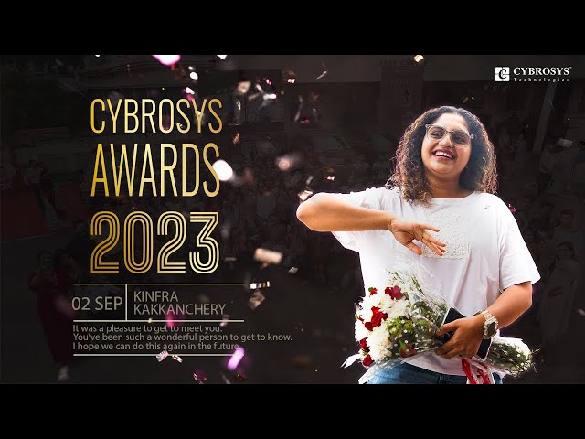 Cybrosys  Awards 2023: An Evening with Noorin Shereef