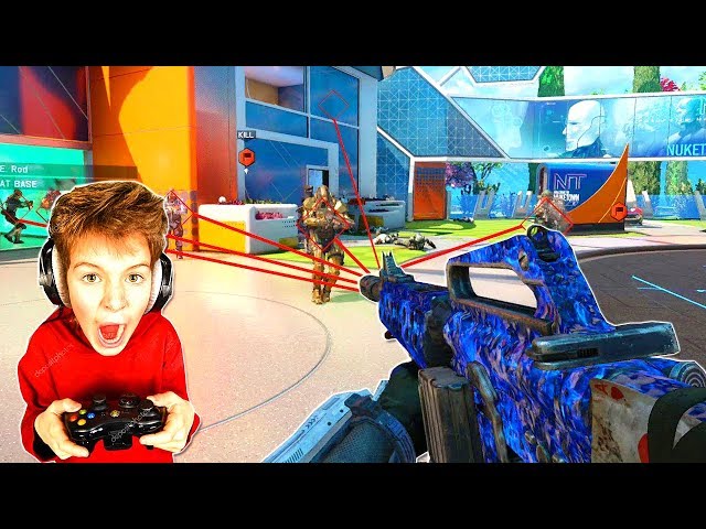 Little kid learns aimbot hack in call of duty... (BO3 Funny Moments)