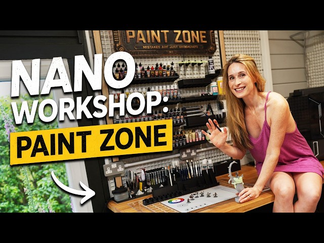 Nano Workshop: I Turned 1 Metre Into a Dream Model Painting Studio