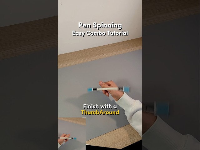 Beginner Pen Spinning COMBO Tutorial 👍