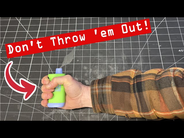 Don't Toss it! 3 Fun Ways to Repurpose Disposable Vapes!