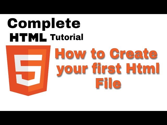 01 - How to Create A HTML File For First Time in hindi - Complete Html and Css Tutorial