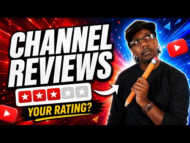 LIVE CHANNEL REVIEWS - Rating Channels for Small YouTubers