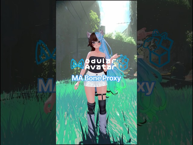 Using MA Bone Proxy to get jewelry to move when you talk #unity #vrchat #vrc