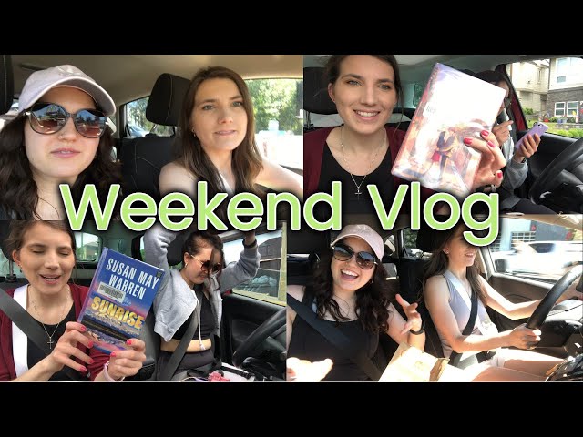 WEEKEND SISTER VLOG👯‍♀️Books, Car chats, Library, Nuggets