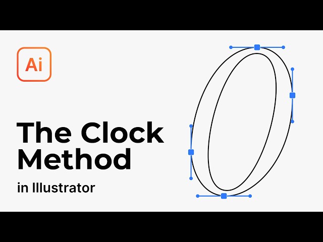 The "clock method" makes Illustrator's Pen Tool easy