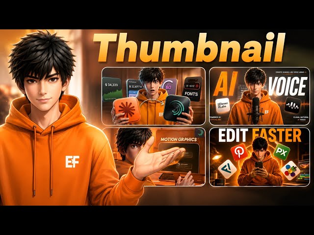 How to Make a PROFESSIONAL YouTube Thumbnail on MOBILE (Full Tutorial) 🔥