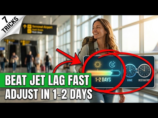 JET LAG FAST: 7 Tricks to Beat Jet Lag After Long Flights — Adjust in 1–2 Days
