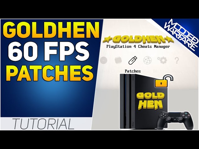 Installing PS4 60FPS Patches with GoldHEN