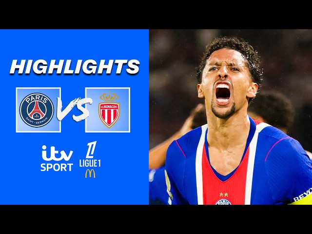 HIGHLIGHTS - Early title battle? | PSG v AS Monaco | Ligue 1 x ITV Sport